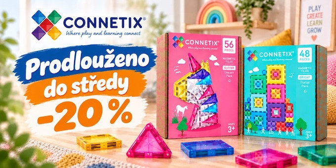 Connetix prodlouženo do středy
